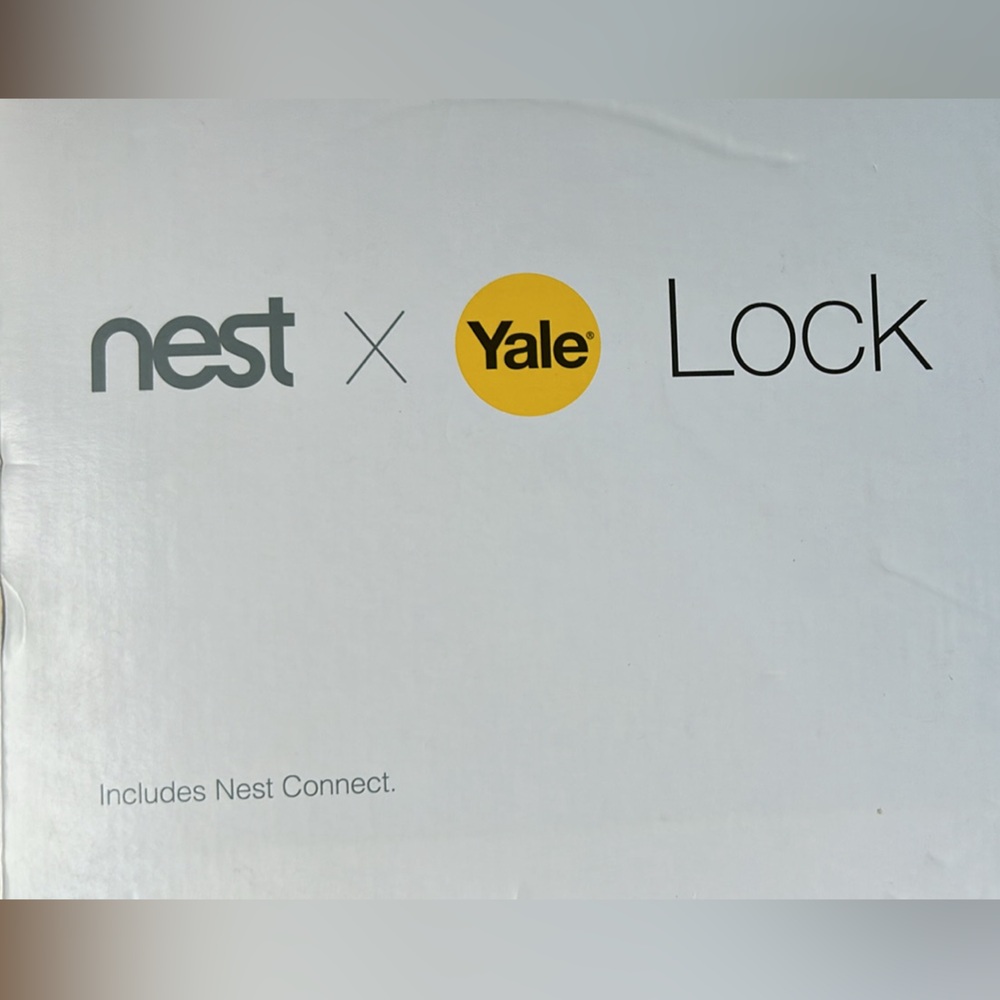 nest x Yale entry smart door lock